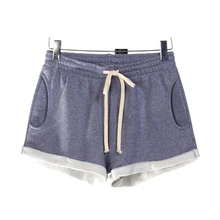 New Women Shorts Elastic Waist Lady Cotton Shorts Causal Shorts Feminino Candy Color Summer female casual Short Pants YM02