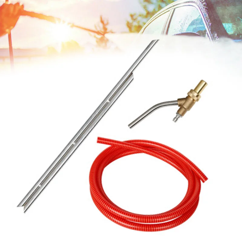 

1*hose+2*Connecting rod+1*sandblasting head 3000psi High Pressure Cleaning Rust Removal Paint Blasting Kit