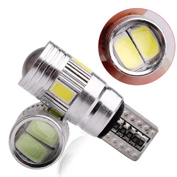 

5630 SMD T10 6 LED Light Bulb White Auto Car Parking Fog Light Interior Wedge Lamp Bulb 12V