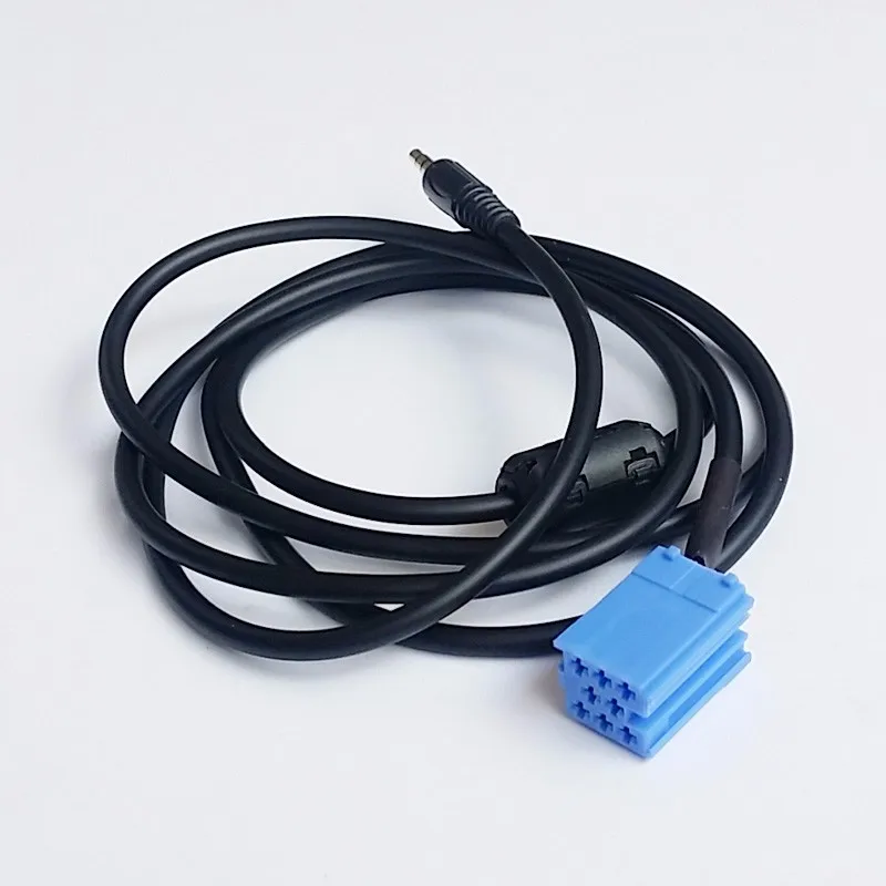 Biurlink MINI ISO 8Pin Aux Adapter 3.5MM Jack Audio Wire For Volkswagen