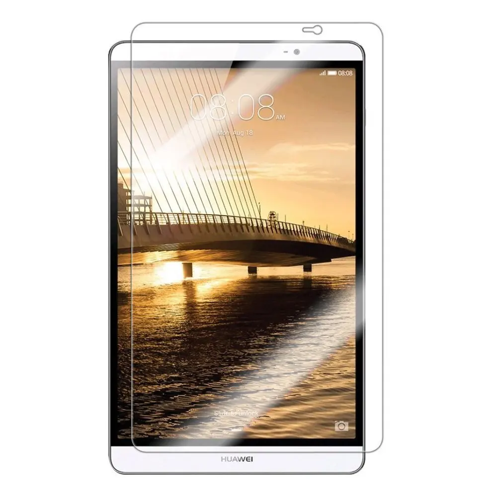 2 X стекло для huawei MediaPad M2 M2-801W M2-803L 8 дюймов планшет Закаленное стекло протектор экрана 2.5D 9 H Премиум Защитная пленка