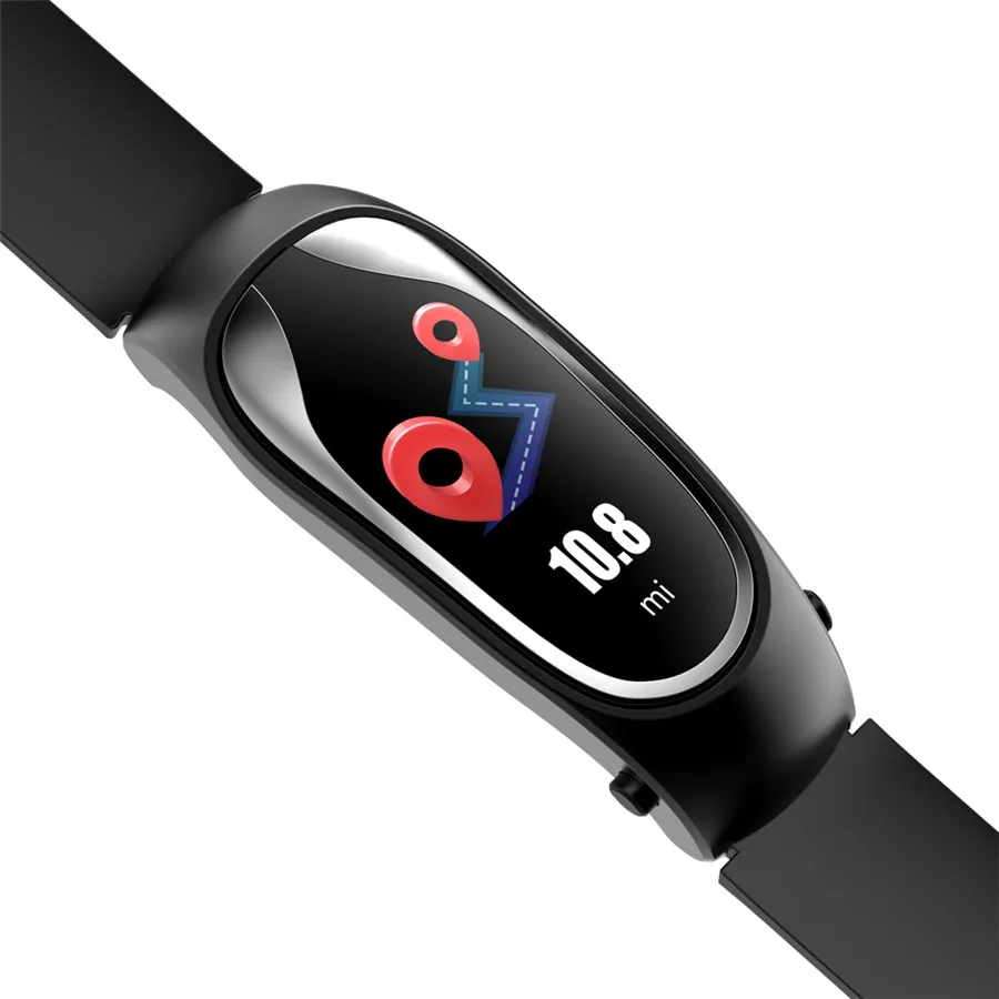 KR04 смарт-браслет Фитнес трекер Smart Bluetooth 2-в-1 Bluetooth гарнитура браслет Поддержка вызова сердечного ритма крови Давление монитор