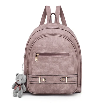 

Vintage Women Backpack High Quality PU Leather School Backpacks for Teenage Girls Female Casual Large Capacity Shoulder Bags