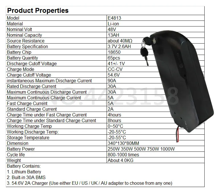 48V13AH-1000W
