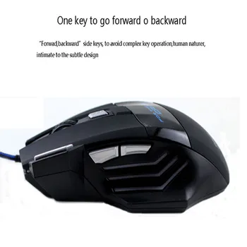 

2019 hot new products computer mouse pc gamer for desktop computer 7 Keys Mouse Gaming with Colorful Breathing Light mouse