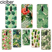ciciber Green leaves Phone Case For Oneplus 7 Pro 1+7 Pro Soft TPU Cover for Xiaomi 9 Coque For Redmi Note 7 6 Pro Funda Shell
