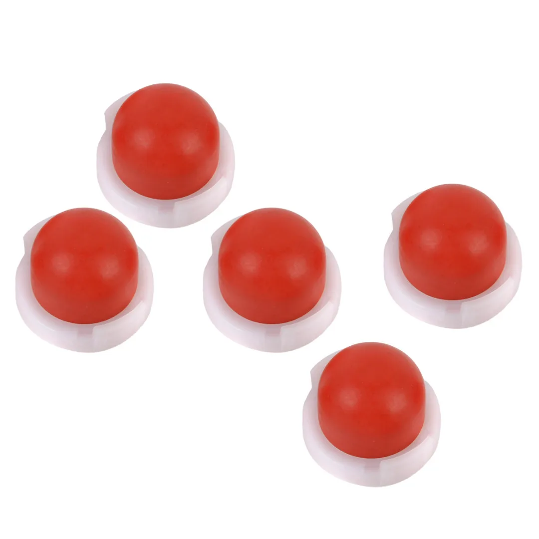 5PCS Red Primer Bulb Available for Lawn Mower Garden Assembly Kit
