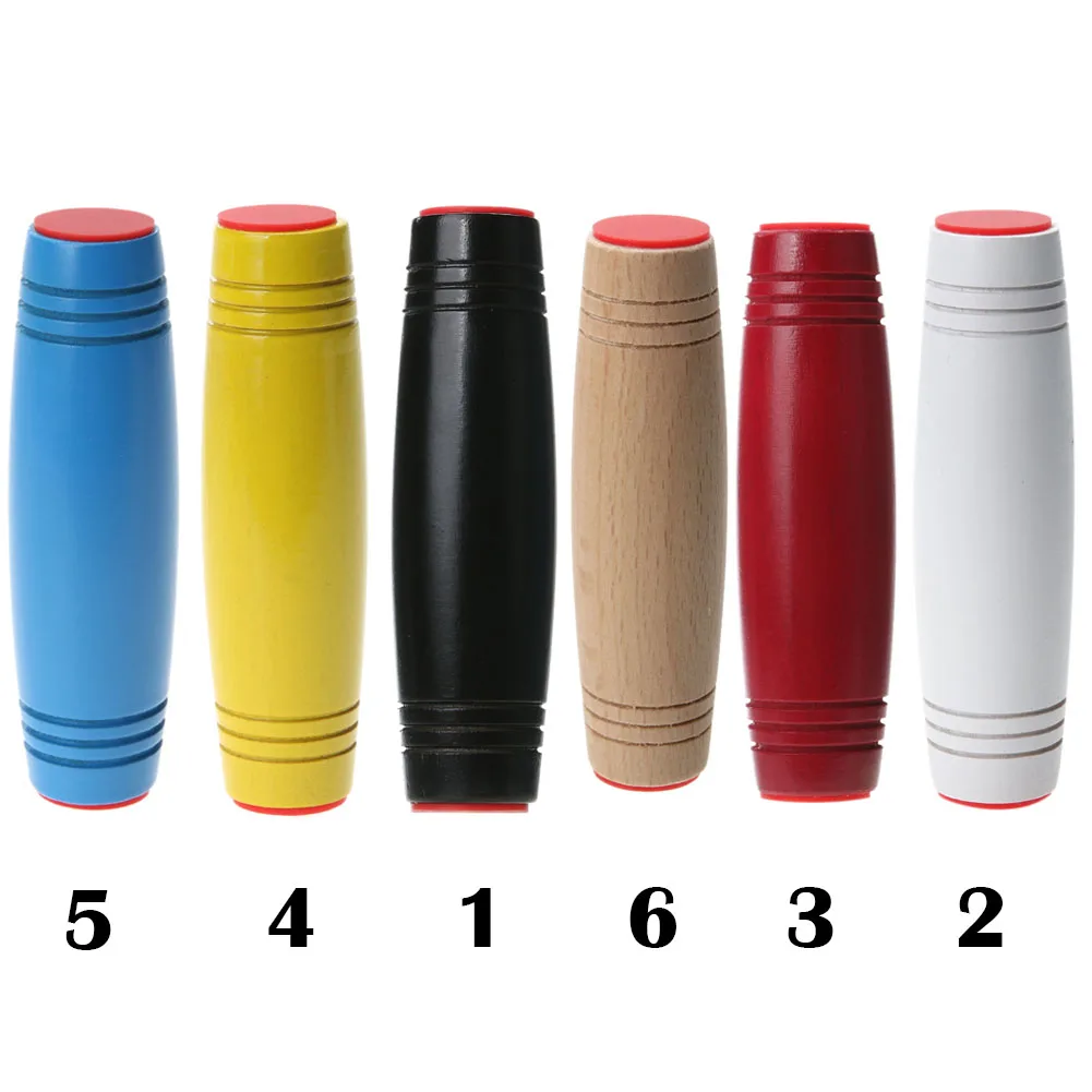 1pc Wooden Fidget Hand Spinner Funny Stress Reliever Flip Stick Hand Decompression Concentrate font b Toy