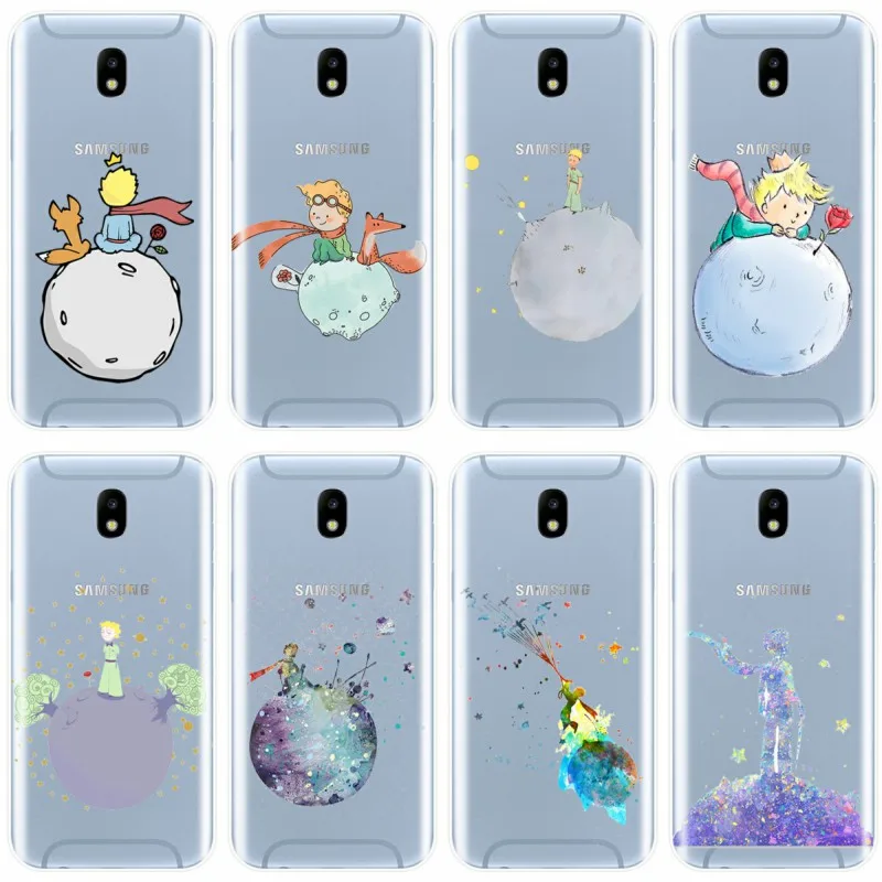 Cartoon The Little Prince earth space Phone Case For Samsung Galaxy J5 J7 2016 J3 2017 J7PLUS J7MAX J4 J6 J8 2018 | Мобильные