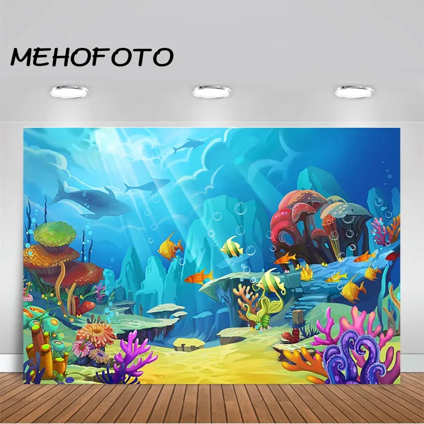 Decoration Sea World Photography Background Photo Backdrop Professional Vinyl