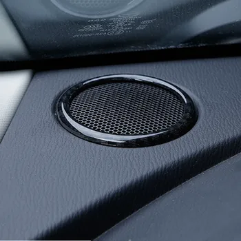 

Red Black Silver for Mazda CX3 CX-3 2016 2017 2018 Loudspeaker Trim Ring Carbon Fibre LHD and RHD Car Styling Refit Accessories