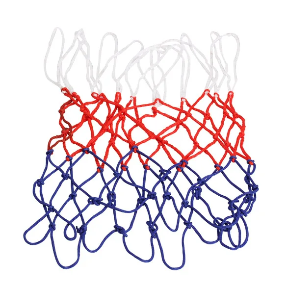 

Basketball Net Standard Nylon 3mm Thread Basketball Hoop Mesh Net Backboard Rim Ball Pum 12 Loops Non-whip basketball Rims
