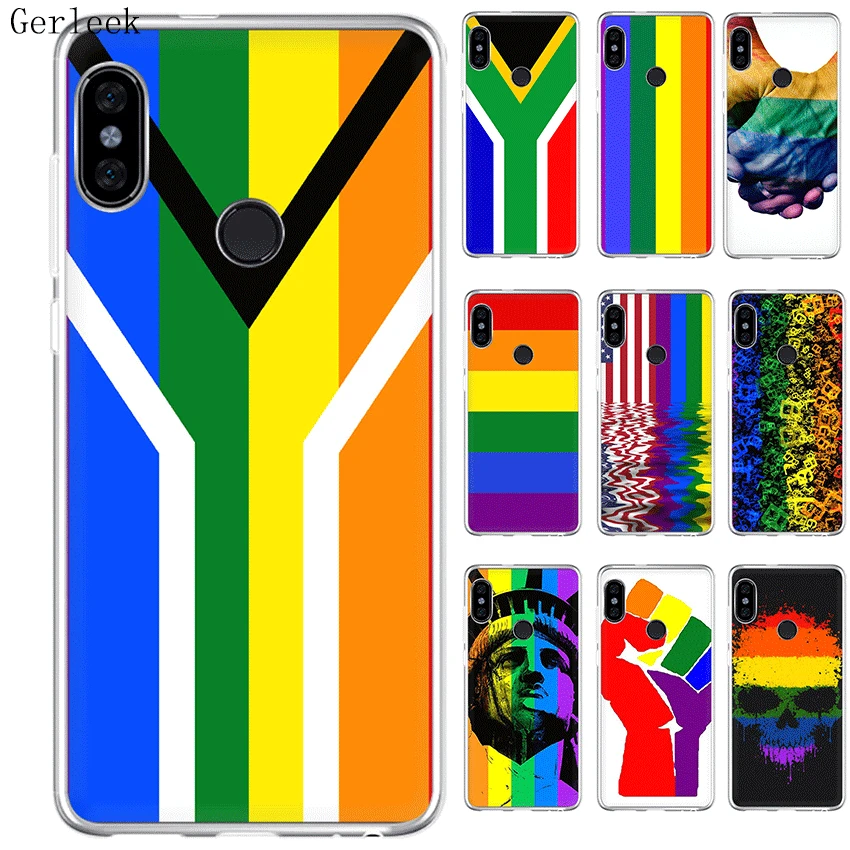 

Gerleek Rainbow Flag Art Hard Case For Xiaomi Redmi S2 4A 4X 5 5A Plus 6A 6 Pro Note 7 Cover Protection Shell