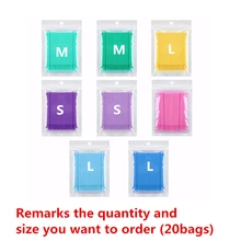 20*100 шт L/M/S Прочный Микро индивидуальный инструмент для удаления ресниц косметические ватные палочки набор для наращивания ресниц одноразовый