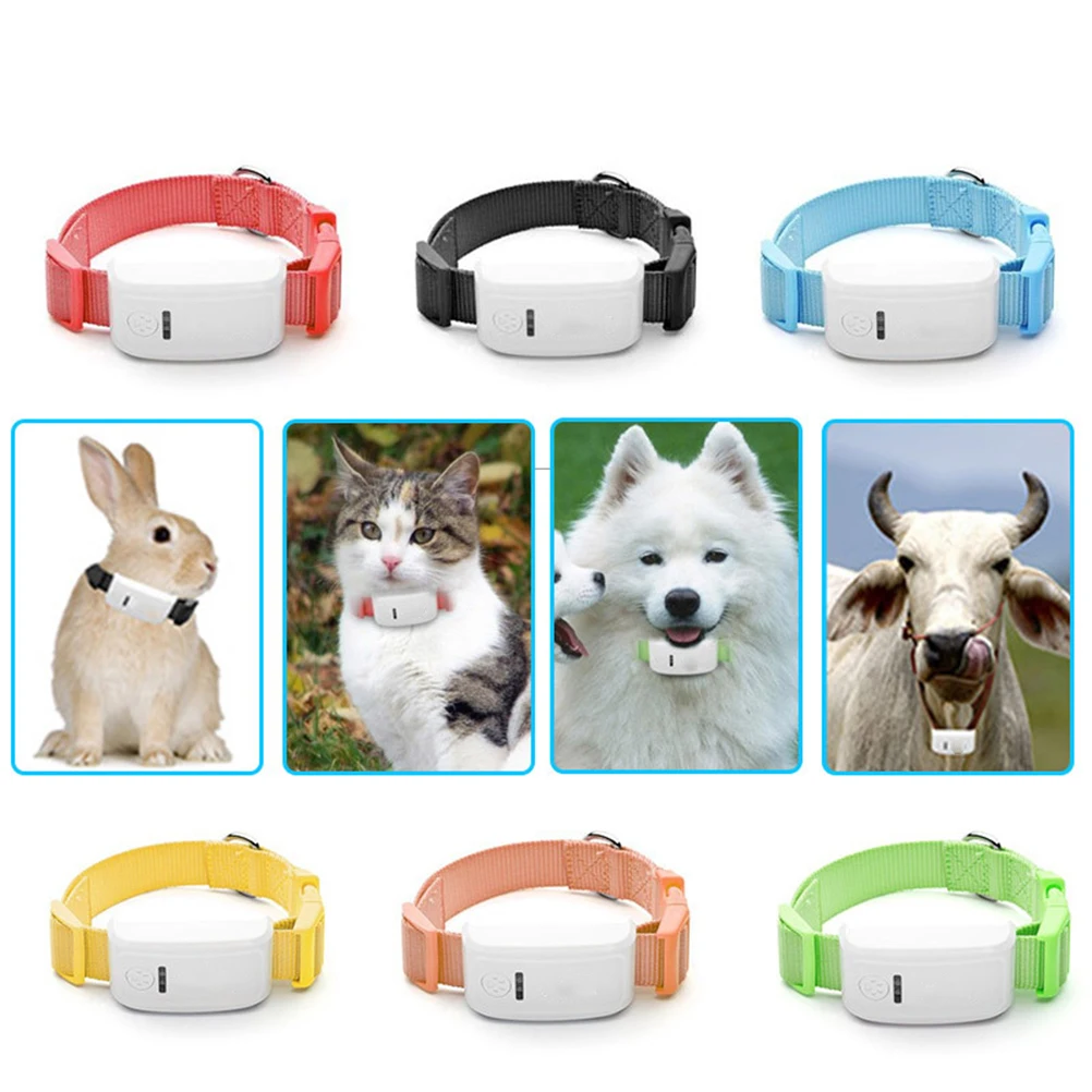 

Dog Collar with GPS Tracker Anti-lost GPS Dog Pet Finder Locator Remote Tracker for Pet Dog Cat with EU Plug