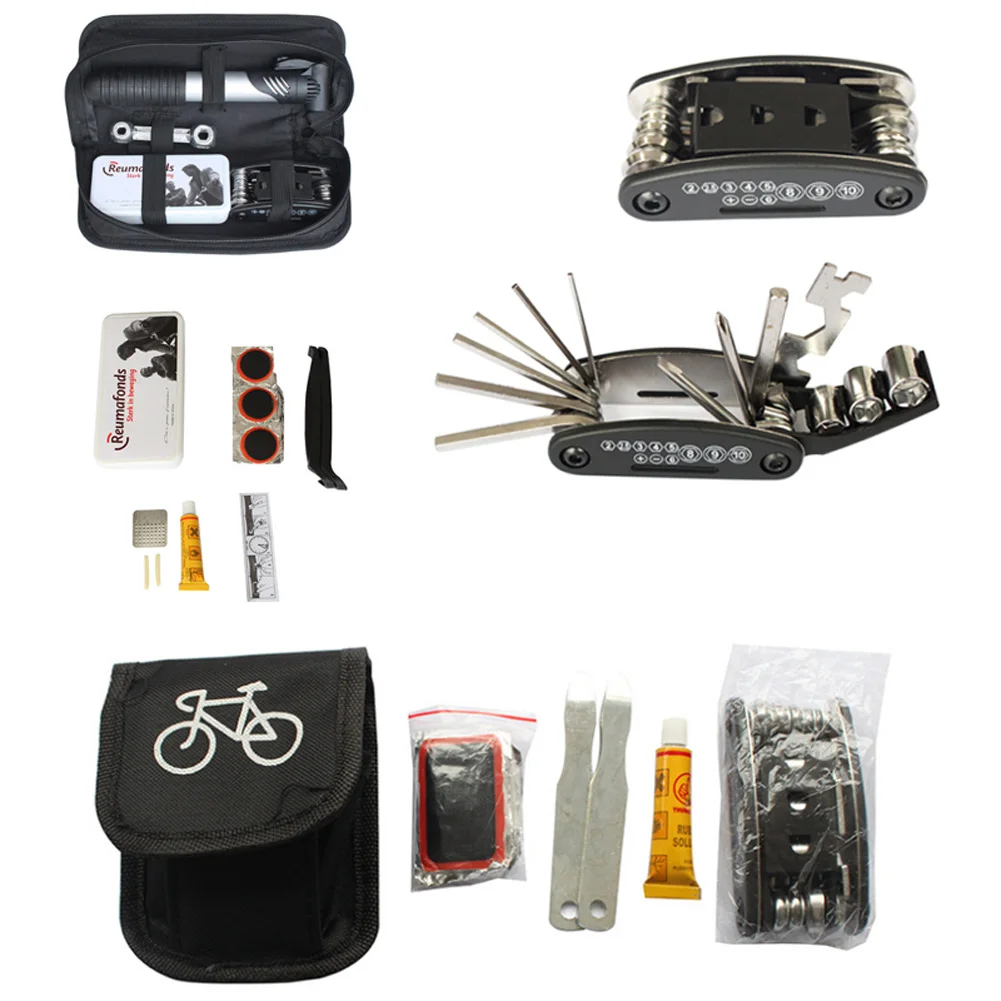 Bike Bicycle Repair Tool Box Kit Set Mini Multifunctional Portable Wrench Screwdriver For Tire