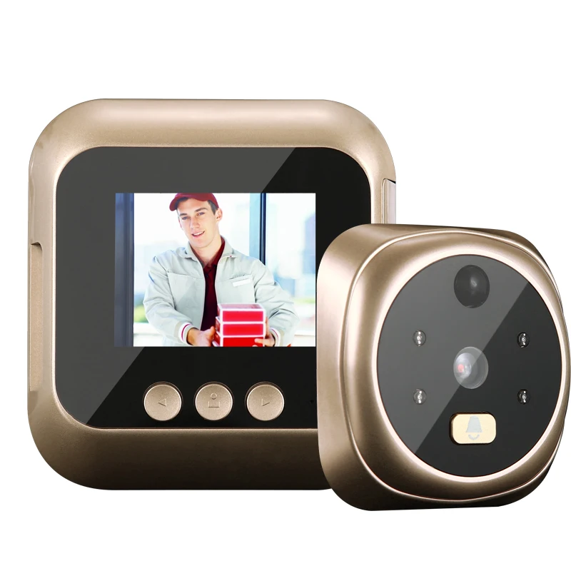 

Y5 Video Doorbell Camera 2.4 Inch HD Screen LCD Display Night Vision Support Photo Video Peephole Viewer Outdoor Door Bell