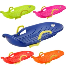 Лыжи дети взрослый одиночный с тормозом лыжные раздвижные песочные сани