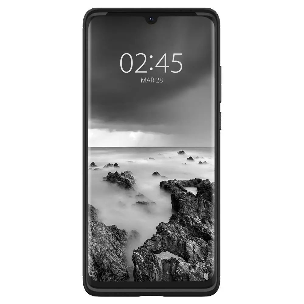 Чехол SPIGEN huawei P30/P30 Pro, прочный армированный Матовый Черный Гибкий Мягкий ТПУ нескользящий чехол s