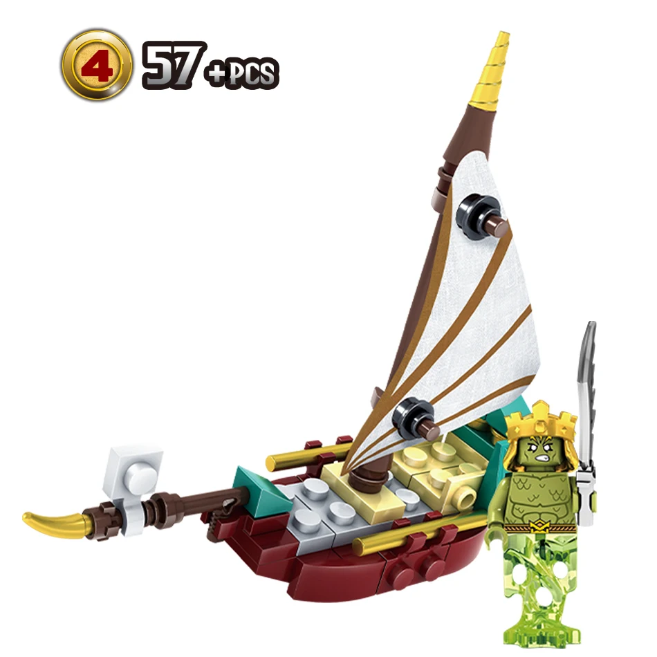 6pcs-set-Pirates-Ghost-boat-Compatible-Legoe-city-ship-model-Construction-Building-Blocks-Bricks-enlighten-toys (2)