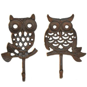 

Cast iron key hook garment es hanging European pastoral retro coat classic creative wall decor