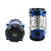 144 шт./лот 12 светодио дный Bivouac Фонарь для кемпинга для походов рыбалка палатки Фонари свет лампы с компасом голубой цвет белый свет HYY133