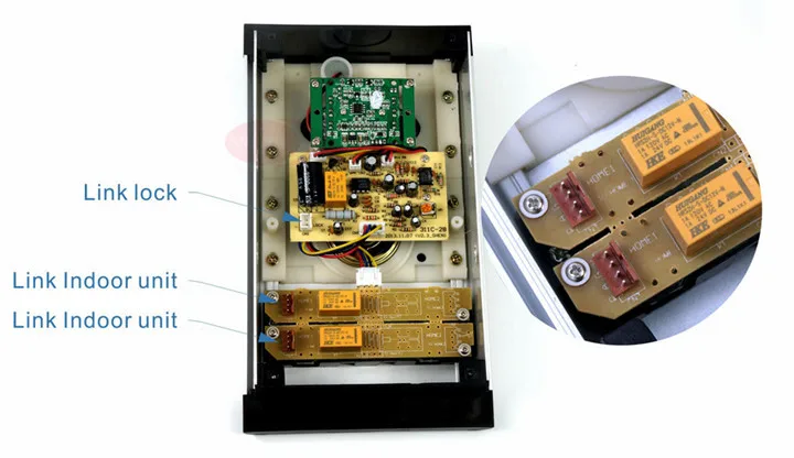 4,3 ''видеодомофон 5 мониторов дверной Звонок камера для 5 семейной квартиры+ RFID система доступа с электромагнитным замком