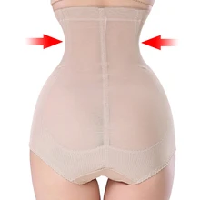 Твердый кружевной контроль Трусики тренажер талии Корректирующее белье для женщин Высокая талия плюс размер Нижнее белье L до 4XL