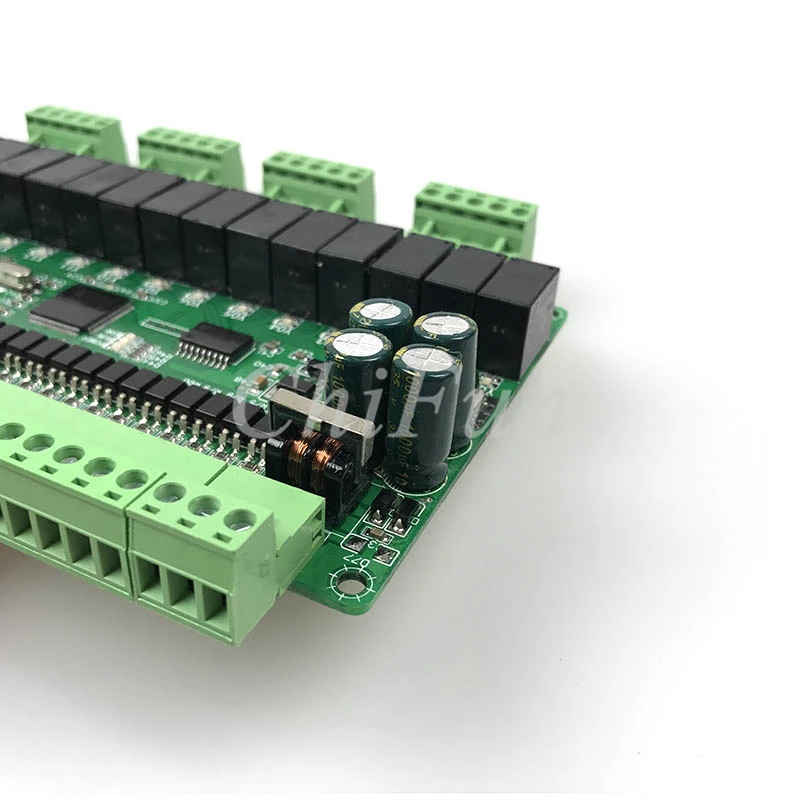 Плата промышленного управления PLC FX1N 40MR С 485 режимами MODBUS RTU 24 входа 16 релейных