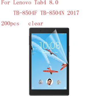 

Transparent Lcd Screen Protector Film for Lenovo Tab4 8.0 TB-8504F2017 explosion-proof membrane without retail packing 200X/lot
