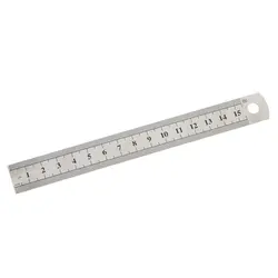 15 см ШВЕЙНАЯ Лапка швейная нержавеющая сталь металлическая прямая Линейка правитель инструмент точность двухсторонний измерительный