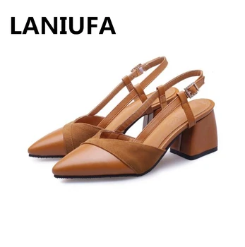 

high quality Summer Women Pumps High Heels Shoes Women pu Leather Pointed Toe high heels Wedding Party Office shoes mujer #612