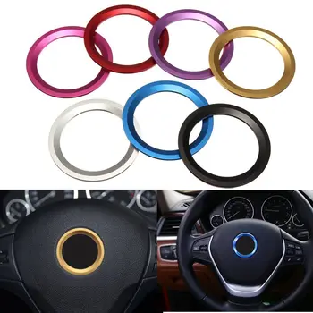 

7 Colors Car Steering Wheel Center Decoration Ring Cover For BMW 1 3 4 5 7 Series X1 X3 X5 X6 E81 E87 F30 F31 F34 2013 2014 2015