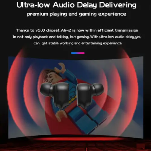 2019 Bluetooth 5 0 Headset TWS Twins Wireless Mini Stereo Earphones Dual Earbuds Sport Gaming Earphone Waterproof Hand free