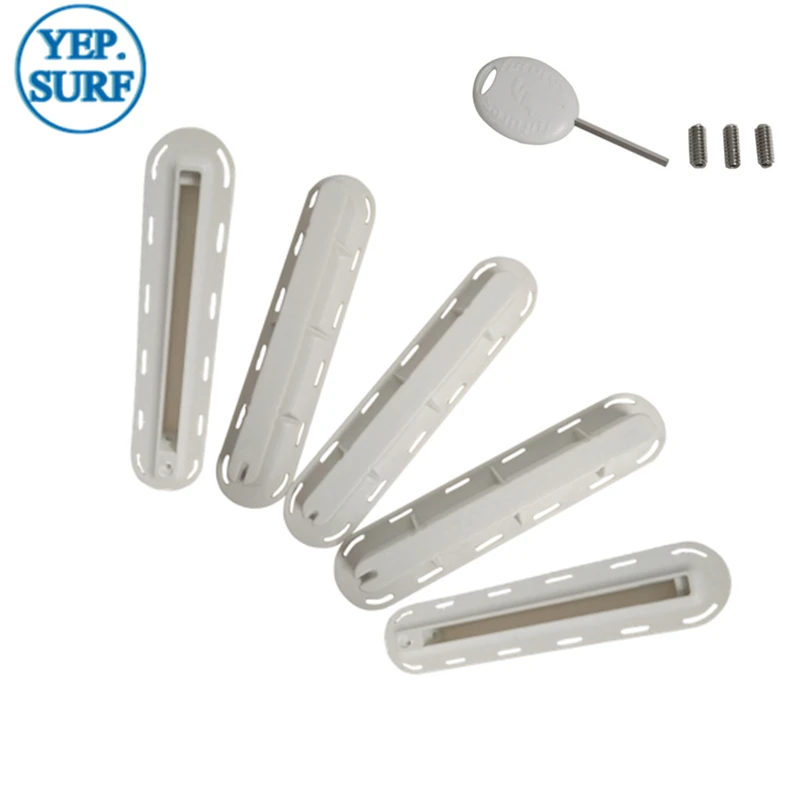 

Surfboard Colorful Future Fins Plug Futures White Fins Box with Key 5pcs per set