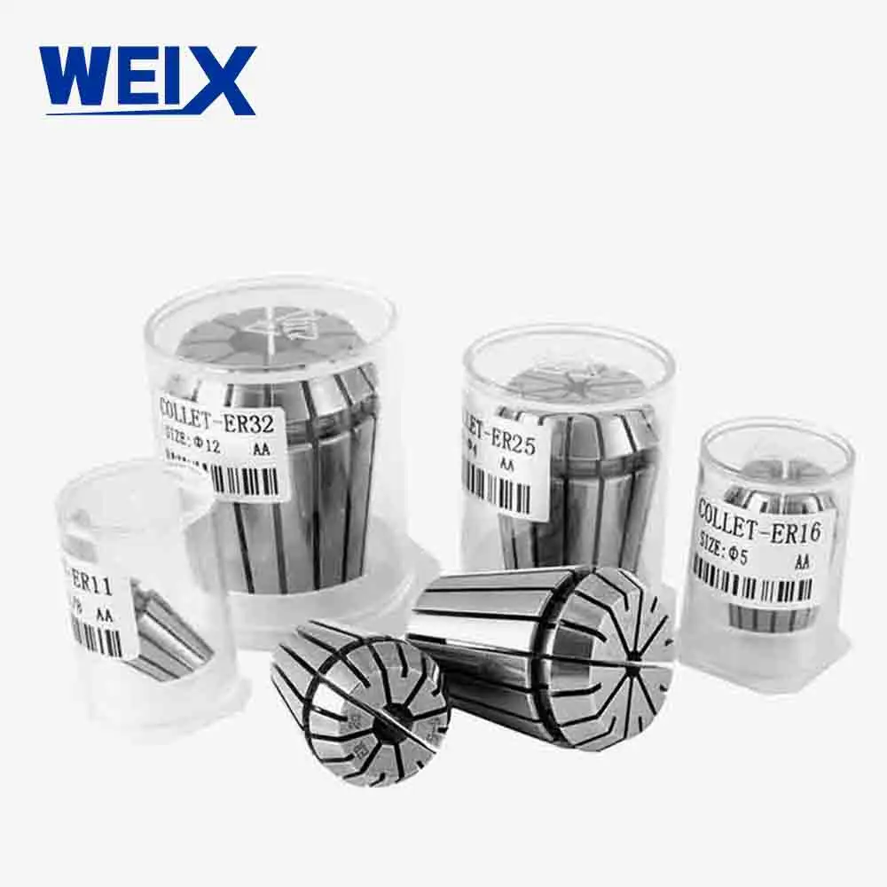 

UCHEER 1pc Stainless steel ER20 ER25 Collet Chuck For Milling Engraving Machine Repetitious Flexible CNC Collet