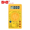WHDZ DT 830D Mini Digital Multimeter with Buzzer Overload protection Voltage Ampere Ohm Meter Test Probe DC AC LCD Yellow ► Photo 2/6