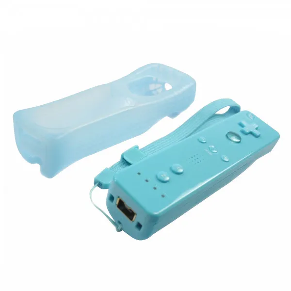 Blue Motion Сенсор пульт дистанционного управления+ проводной Nunchuck комбо для консоль Nintendo Wii