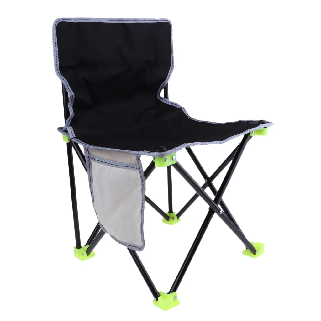Fodable Camping Chair Outdoor Picnic Fishing Travel Portable Seat with Steel Frame Oxford for Garden Party Backyard Beach