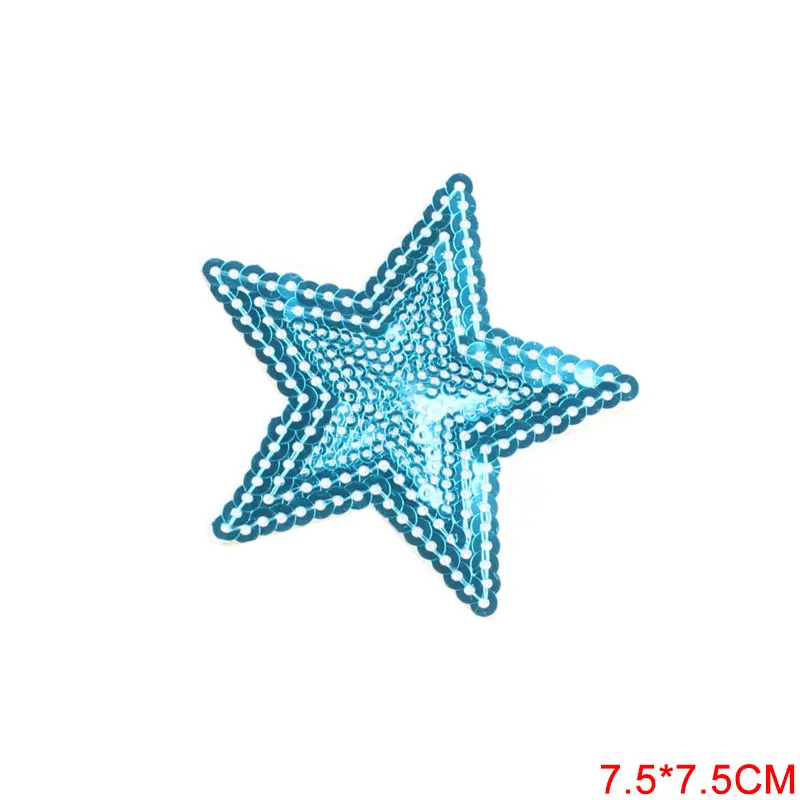 Маленькая звезда Военная Вышивка нашивки для одежды Железная одежда джинсы аппликация Одежда значок нашивка наклейка железная передача - Цвет: PE255
