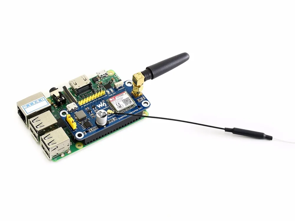 SIM800C GSM/GPRS HAT GSM/GPRS/Bluetooth функции связи для Raspberry Pi легко отправляют