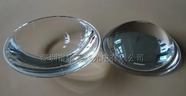 

diameter 74MM Height 25MM optical glass convex lens (4 pieces/lot) 95% transmittance Led lens, High power LED glass lens