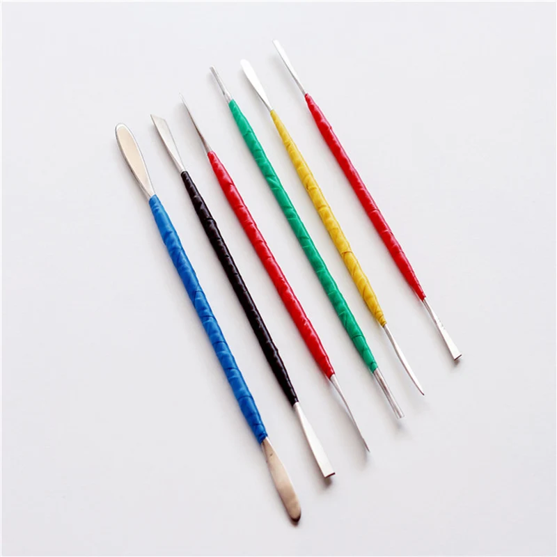 

6pcs/set Cay Tools Pottery Sculpture Handmade Art DIY Fimo Clay Tool Stainless Steel Double Heads Home Handicraft Tools Perfect