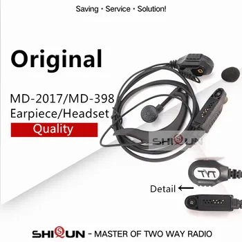 

Original Headset Mic Earpiece for TH-UV8000D Quality Headset of MD-2017 Compatible with RT82 RT87 RT83 V-2017 HD1 DMR Radio TYT