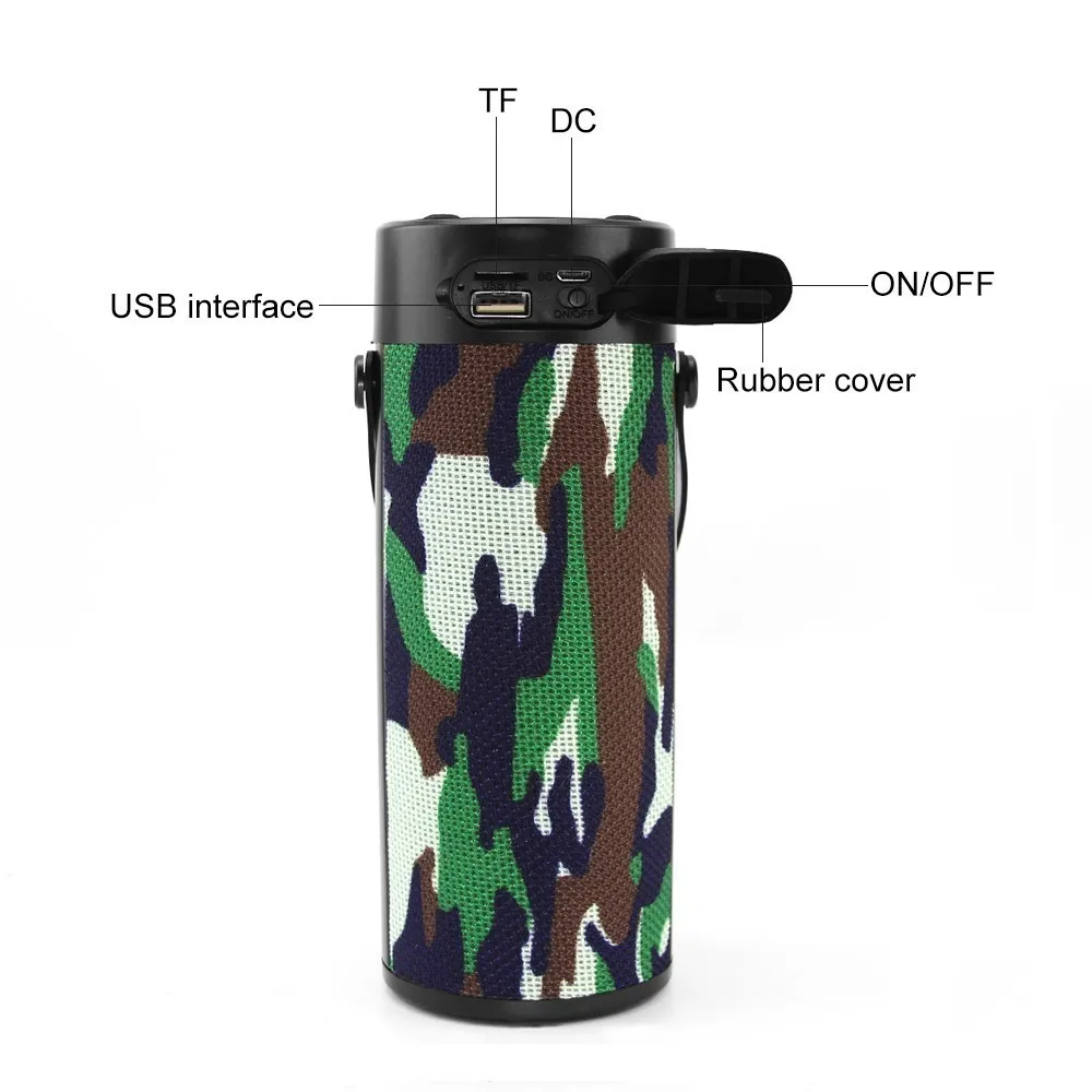 Portable High Power Bluetooth Speaker Subwoofer Sound Box Music Column Wireless Computer Speakers Boombox Acoustic System