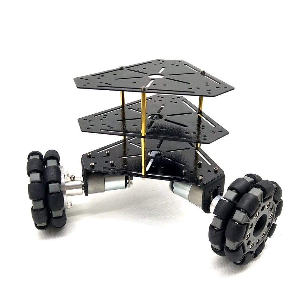 MT100S 3WD 100 мм Omni Wheels робот автомобиль шасси рама из нержавеющей стали. Мощный