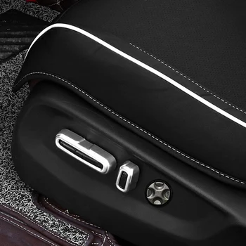 

For Honda CRV CR-V 2017 2018 Interior Chair Seat Button Adjustment Cover Switch Control Cover Trims 5Pcs For Left-handed Driving