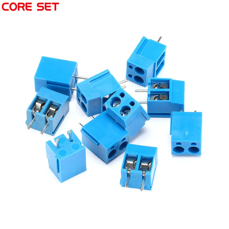 

10Pcs/Lot KF300 2Pin 5mm pitch PCB Screw Terminal Block Connectors 250V/16A 14-22AWG
