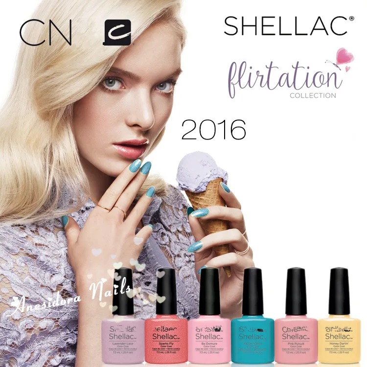 

CND shellac 2017 new colors Gel nail Polish Long-lasting Soak-off UV/LED Gel Nail gel lacquer varnish Nail art