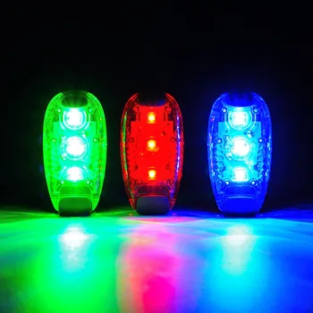 

Cycling Bike Lights Bicycle Part Multi-function LED Safety Light Clip On Running Warning Light Reflective Gear Nighttime Cycling